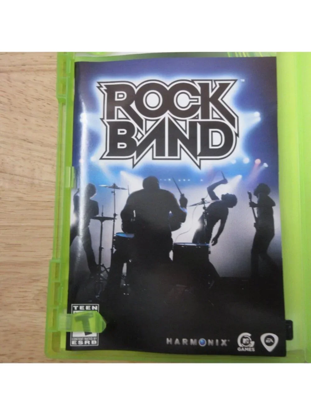 Rock Band (Microsoft Xbox 360, 2007) Complete In Box With Manual